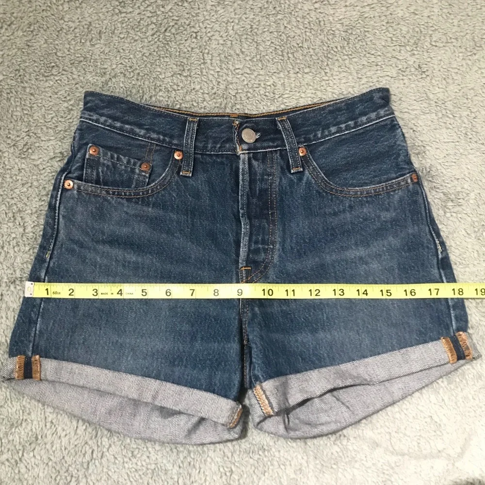 NWOT Levi’s 501 Long Denim Shorts